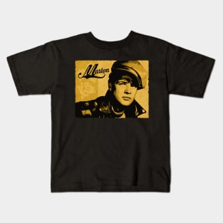 Marlon Vintage Poscard Kids T-Shirt